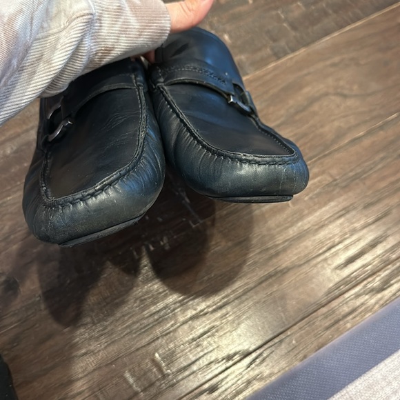 Ferragamo Men’s Loafers In Blue Size 10.5 PreLoved! - Picture 6 of 6